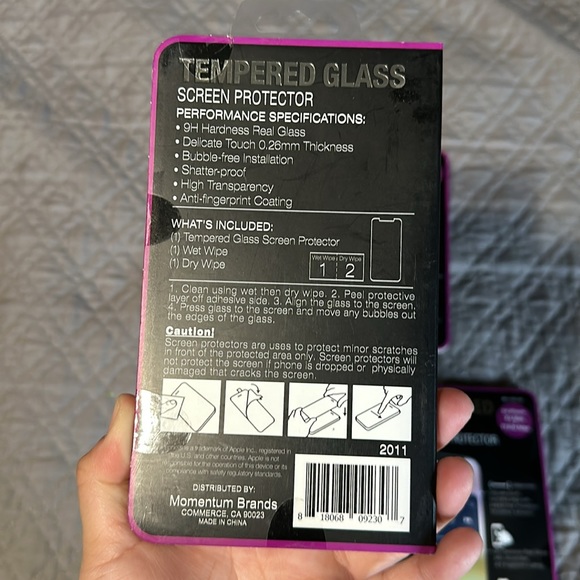 5 BRAND NEW TEMPERED GLASS SCREEN PROTECTORS FOR iPhone Xs Max & 11 PRO MAX - Picture 3 of 3